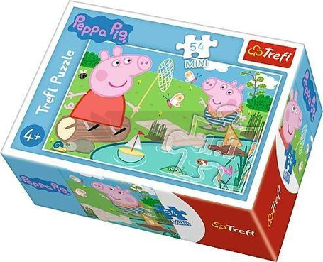 Puzzle 54 mini Wesoły dzień Świnki Peppy 1 TREFL