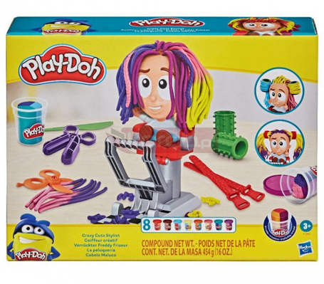 Zestaw z masą plastyczną PlayDoh Fryzjer Nowy 