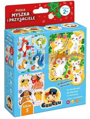 CzuCzu Puzzle Myszka i przyjaciele