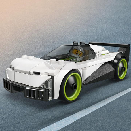 LEGO CITY 60489 Odrzutowiec kontra samochód, zestaw klocków dla dzieci +6