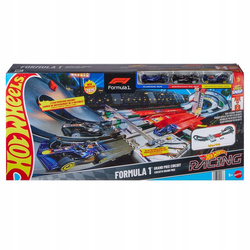 HOT WHEELS RACING FORMUŁA 1 GRAND PRIX CIRCUIT zestaw torów + 3 autka JDY16
