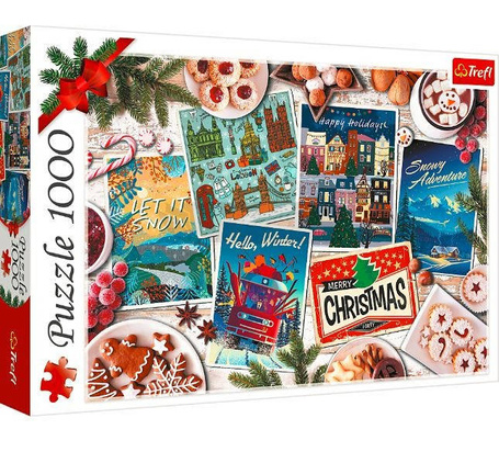 Puzzle 1000 elementów Zimowe wspomnienia