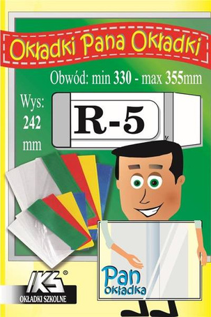 Okładka książkowa regulowana R5 (25szt) IKS