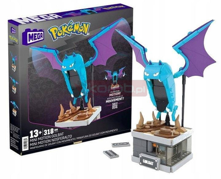 MEGA CONSTRUX KLOCKI 318 el POKEMON GOLBAT z funkcją ruchu HTH72