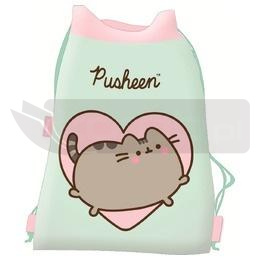 Worek na obuwie Pusheen mint
