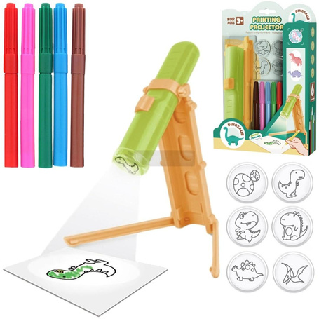 Projektor do rysowania dinozaury