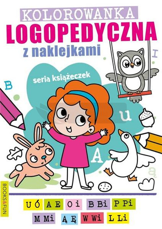 Kolorowanka logopedyczna z naklejkami 1