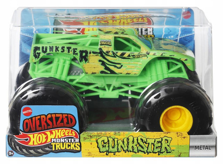 HOT WHEELS MONSTER TRUCK OVERSIZE 1:24 Gunkster JDR05