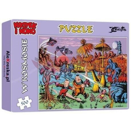 Puzzle 500 Kajtek i Koko w kosmosie