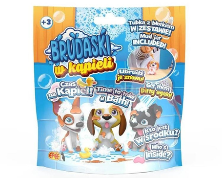 Brudaski w kąpieli piesek + błoto + 1 akcesorium