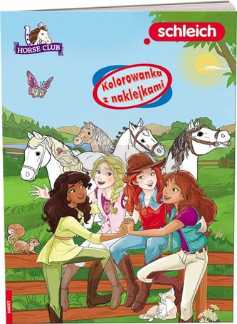 Schleich Horse Club. Kolorowanka z naklejkami