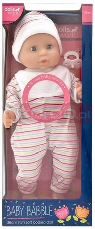 Dolls World Lalka Baby Babble 38cm
