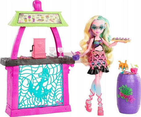 LALKA MONSTER HIGH Lagoona Blue zestaw Scare-adise Island Snack Shack HRP70