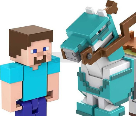 Minecraft figurka Steve i koń HDV39