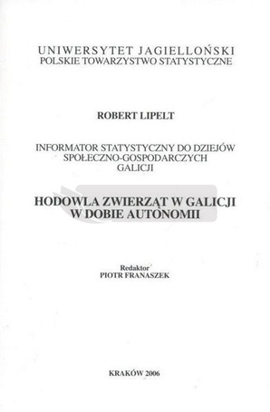 Hodowla zwierząt w Galicji w dobie autonomii