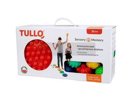 SENSORYCZNE DYSKI - GRA PAMIĘCIOWO DOTYKOWA