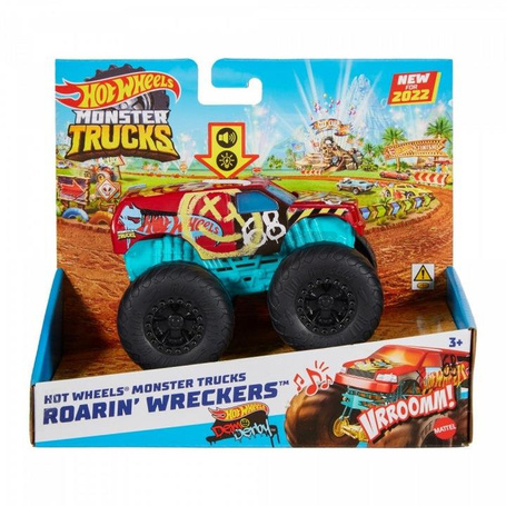 HOT WHEELS MONSTER TRUCK DEMO DERBY dźwięk światło HDX66