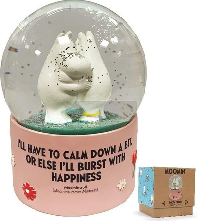 Muminki Śnieżna kula Miłość 65mm