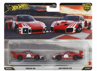HOT WHEELS PREMIUM CULTURE CAR 2-pack Porsche 935 / 2018 Porsche 935 JHW51