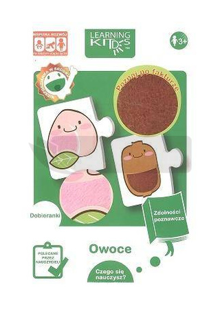 Układanka edukacyjna - Owoce