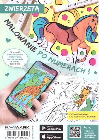 Kolorowanka interaktywna zwierzęta