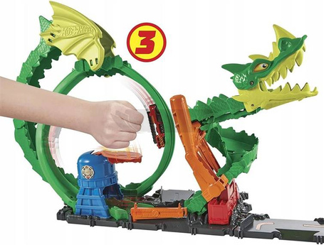 Hot Wheels zestaw Pętla smoka HDP03