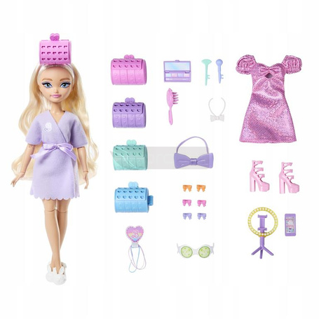 LALKA BARBIE DREAM BESTIES MALIBU Wyszykuj się ze mną, zestaw z ubrankami JGG38