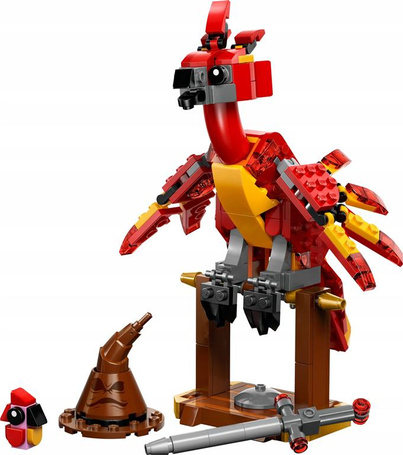 LEGO HARRY POTTER 76448 FAWKES FENIKS DUMBLEDO zestaw klocków dla dzieci 8+