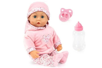 Bobas pierwsze słowa różowy 38cm