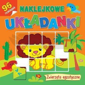 Naklejkowe układanki. Zwierzęta egzotyczne