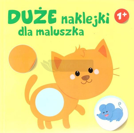 Duże naklejki dla maluszka 1+ - Kotek
