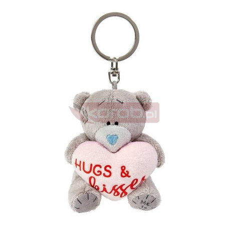 Breloczek Miś z sercem Hugs&Kisses