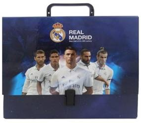 Teczka z rączką A4 twarda Real Madryt