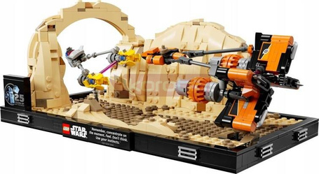 LEGO STAR WARS 75380 DIORAMA WYŚCIG ŚMIGACZY W MOS ESPA