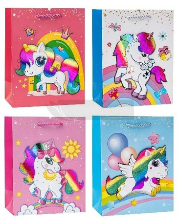 Torebka dziecięce Pop-Up 3D 18x23x8cm mix ROZETTE