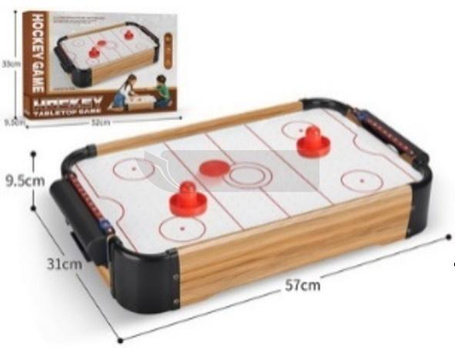 Gra stołowa hokej na lodzie drewniana 57x31x9,5cm