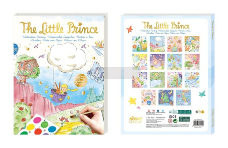 Malowanie akwarelami Mały Książę