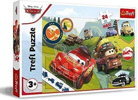 Puzzle 24 maxi Wesołe auta Cars 3