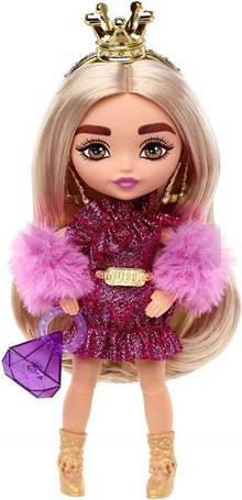 LALKA BARBIE EXTRA MINIS lalka królowa HJK67