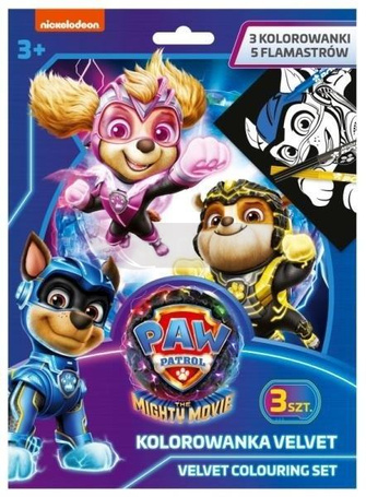 Zestaw kolorowanek z flamastrami 8el Psi Patrol