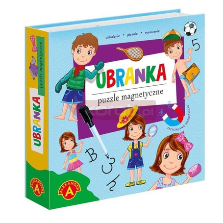 Puzzle magnetyczne Ubranka ALEX