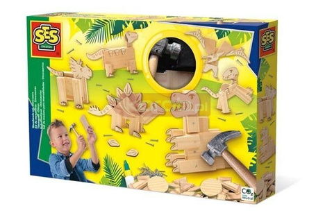 Zestaw stolarski Dinozaury
