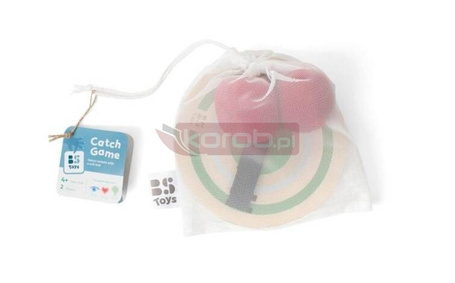 Drewniane paletki na rzep z piłką