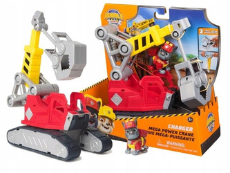 PSI PATROL RUBBLE I JEGO EKIPA POJAZD DŹWIG CHWYTAK + figurka Charger 6073295