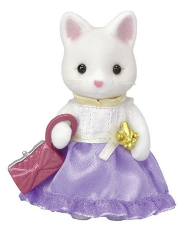 Sylvanian Families Town Series Seria dziewczynek z miasta Jedwabisty kotek
