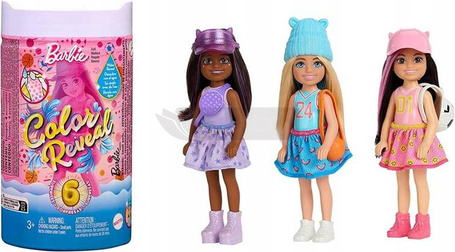 LALKA BARBIE CHELSEA COLOR REVEAL SPORTOWA lalka HKT85