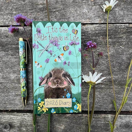 Terminarz 2026 kieszonkowy Króliczek