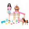 LALKA BARBIE Renee Opieka nad kucykiem zestaw z serialu "Zagadki Barbie" HXJ40