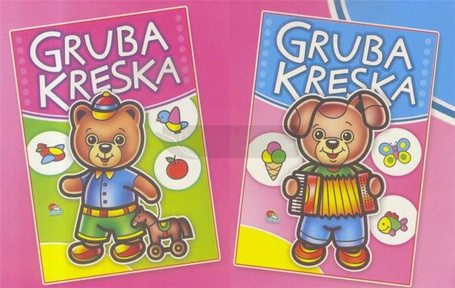 (202) Gruba kreska MIX