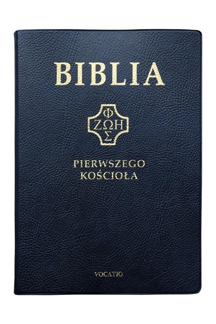 Biblia pierwszego Kościoła granatowa